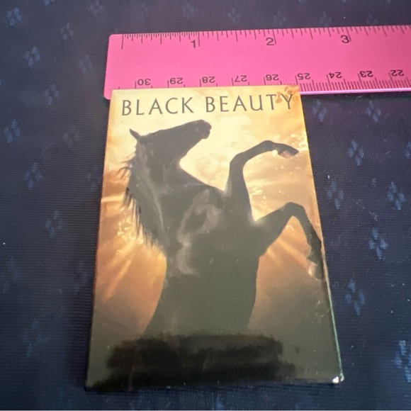 Vintage Movie Rectangle Shaped Button Pin Back Black Beauty 1994 - Picture 8 of 9
